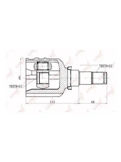 ШРУС внутренний Toyota LYNX CI7509 TOYOTA