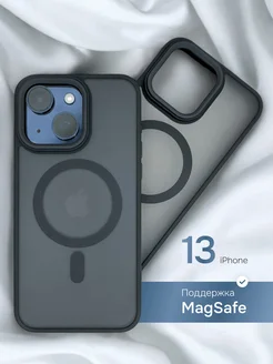 Матовый чехол на iPhone 13 magsafe силиконовый