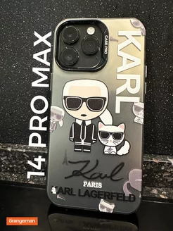 Чехол на iphone 14 pro max Карл 2