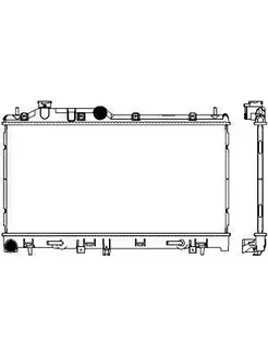 Радиатор охлаждения двигателя