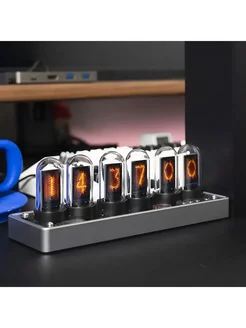 Настольные светодиодные часы Nixie tube IPS