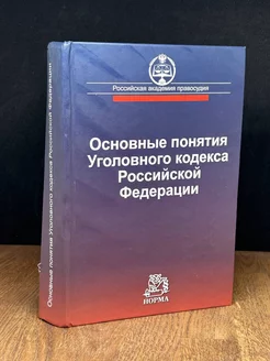 Основные понятия Уголовного кодекса РФ