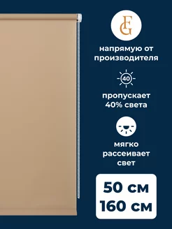 Рулонная штора Easy 50х160см на окно