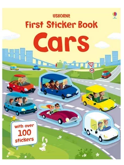 Детские наклейки Usborne First Sticker Book Cars