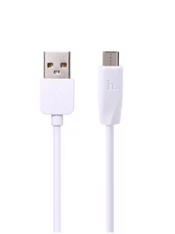 Кабель USB HOCO X1 Rapid USB - MicroUSB, 2.1А, 2 м, белый