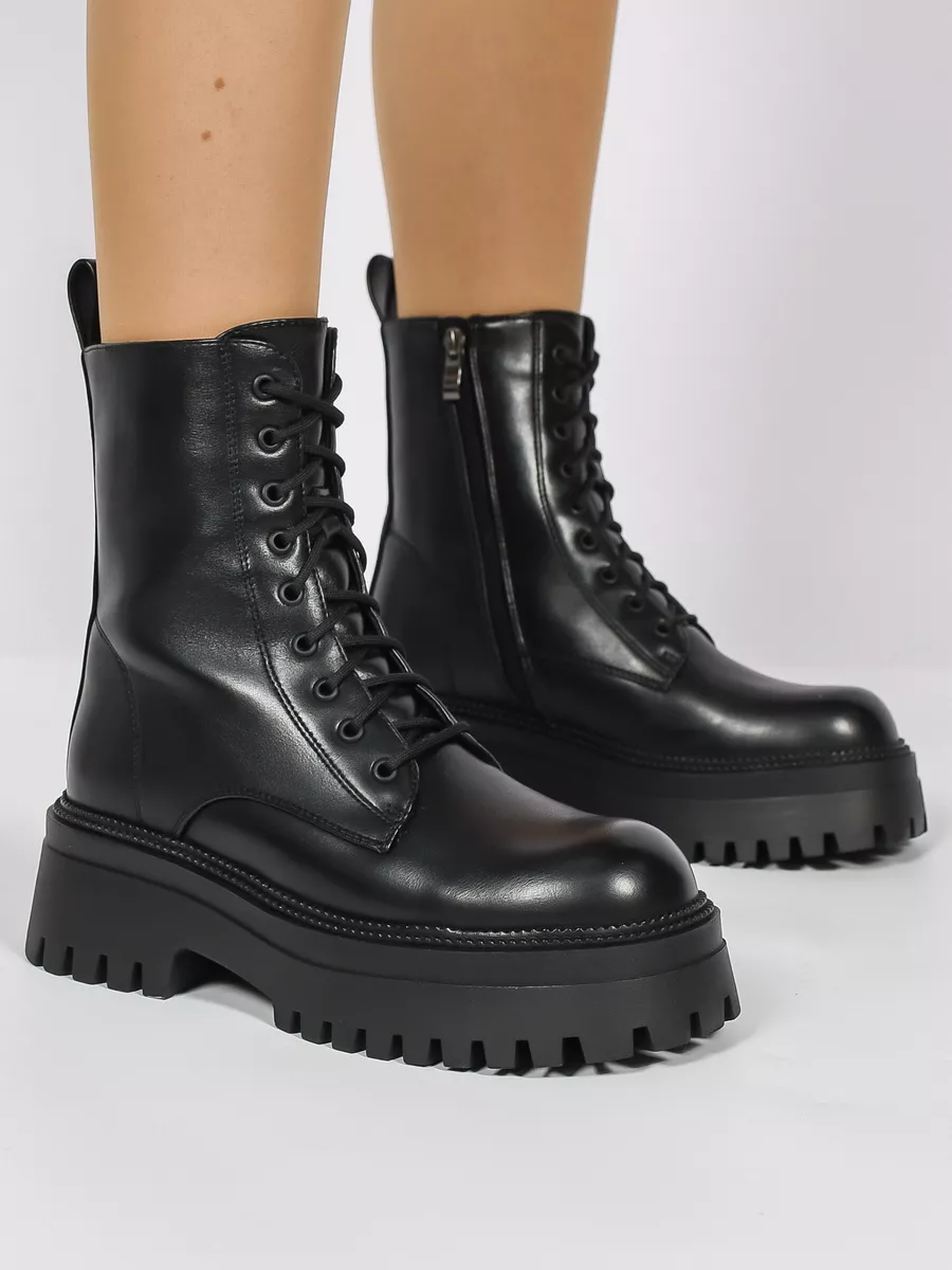 Ботинки кожаные зимние EGGA SHOES 179652515 купить за 3 215 ₽ винтернет-магазине Wildberries