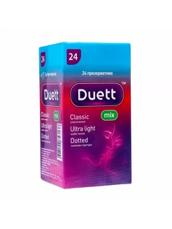 Презервативы DUETT Mix 24 шт