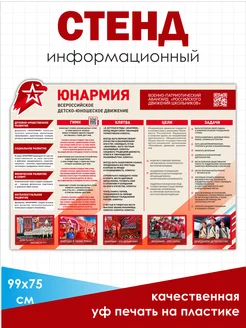 Юнармия стенд информационный