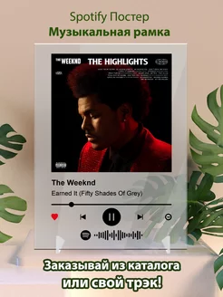 Постер The Weeknd картина. Карточки The Weeknd - earned it