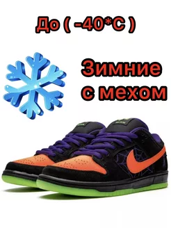 кроссовки данки sb low паук dunk sb 58 low зимние мужские