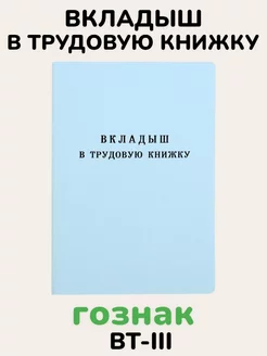 Вкладыш в трудовую книжку РФ