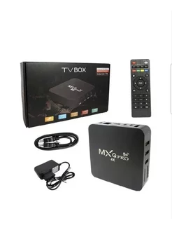 ТВ приставка цифровая смарт на Android TV MXq Pro Box 4K