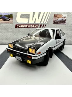 Металлическая машинка Toyota Trueno AE86