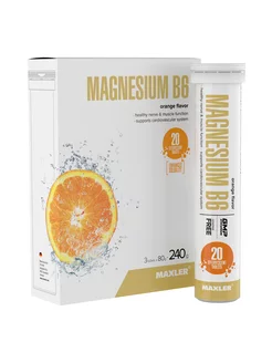 Витамины Магний В6 Magnesium B6 Effervescent 3x20шт Апельсин