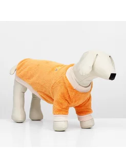 Свитер толстовка Мандарин велюровый для собак и кошек