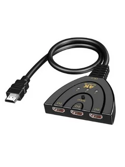 HDMI переключатель 3х1 поддержка 4К-2К Switch пассивный