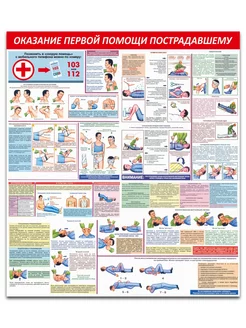 Стенд оказание первой медицинской помощи