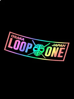 Голографическая JDM наклейка на авто - Loop One Osaka Japan