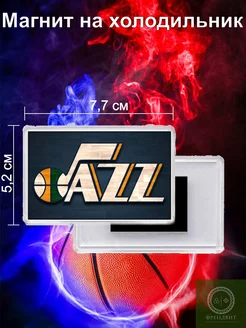 Магнит на холодильник баскетбольного клуба Utah Jazz