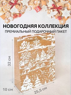 Большой подарочный пакет 26 х 32 см
