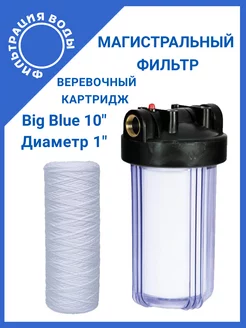 Магистральный фильтр Big Blue 10" T1 с картриджем PW