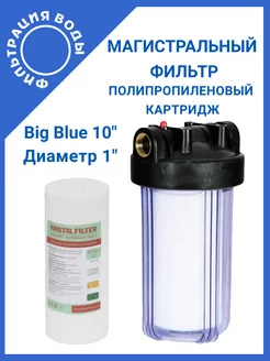 Магистральный фильтр Big Blue 10" T1 с картриджем PP