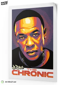 Постер Dr. DRE, доктор Дре на стену