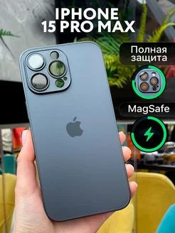 Чехол на iphone 15 PRO MAX стеклянный