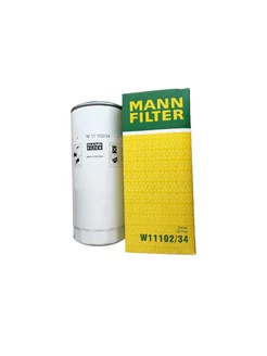 Фильтр масляный MANN FILTER W11102 34 для Volvo, Renault