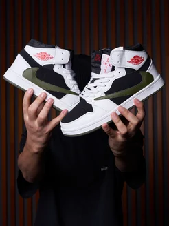 Кроссовки зимние Travis Scott x Air Jordan 1 Low