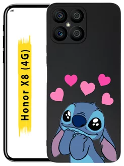 Чехол на Honor X8 силиконовый с принтом