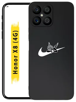 Чехол на Honor X8 силиконовый с принтом