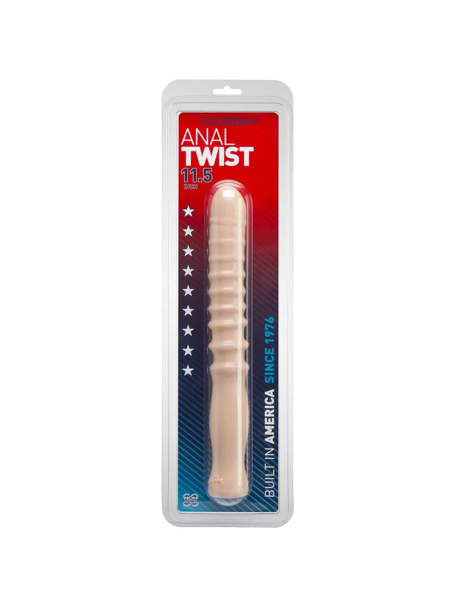 Телесный анальный стимулятор Anal Twist - 29 см. Doc Johnson 181173090  купить за 2 384 ₽ в интернет-магазине Wildberries