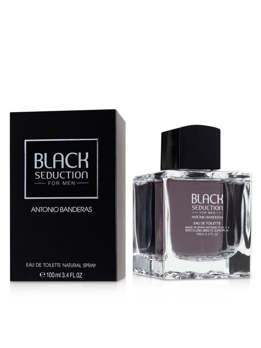 Antonio Banderas Seduction in Black, 100 мл. Antonio Banderas Black Seduction 100ml. Antonio Banderas Seduction in Black 100. Seduction in Black Antonio Banderas.