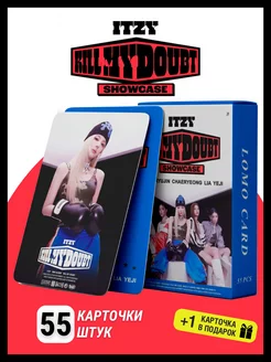 Карточки ITZY Kill my doubt blue, Итзи к поп k-pop карты