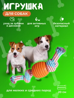 Игрушка для собак Оранжевый мяч