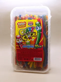 Мармелад «CRAZY GUMMY CRAZY STICK» ассорти 150шт