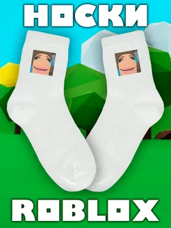 Носки с рисунком Роблокс Roblox игра мем man face мем