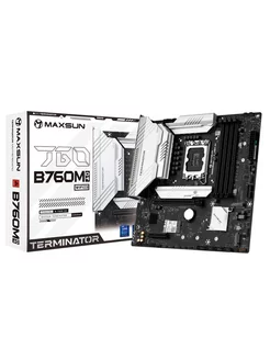 Материнская плата MS-Terminator B760M D4 WIFI6E mATX