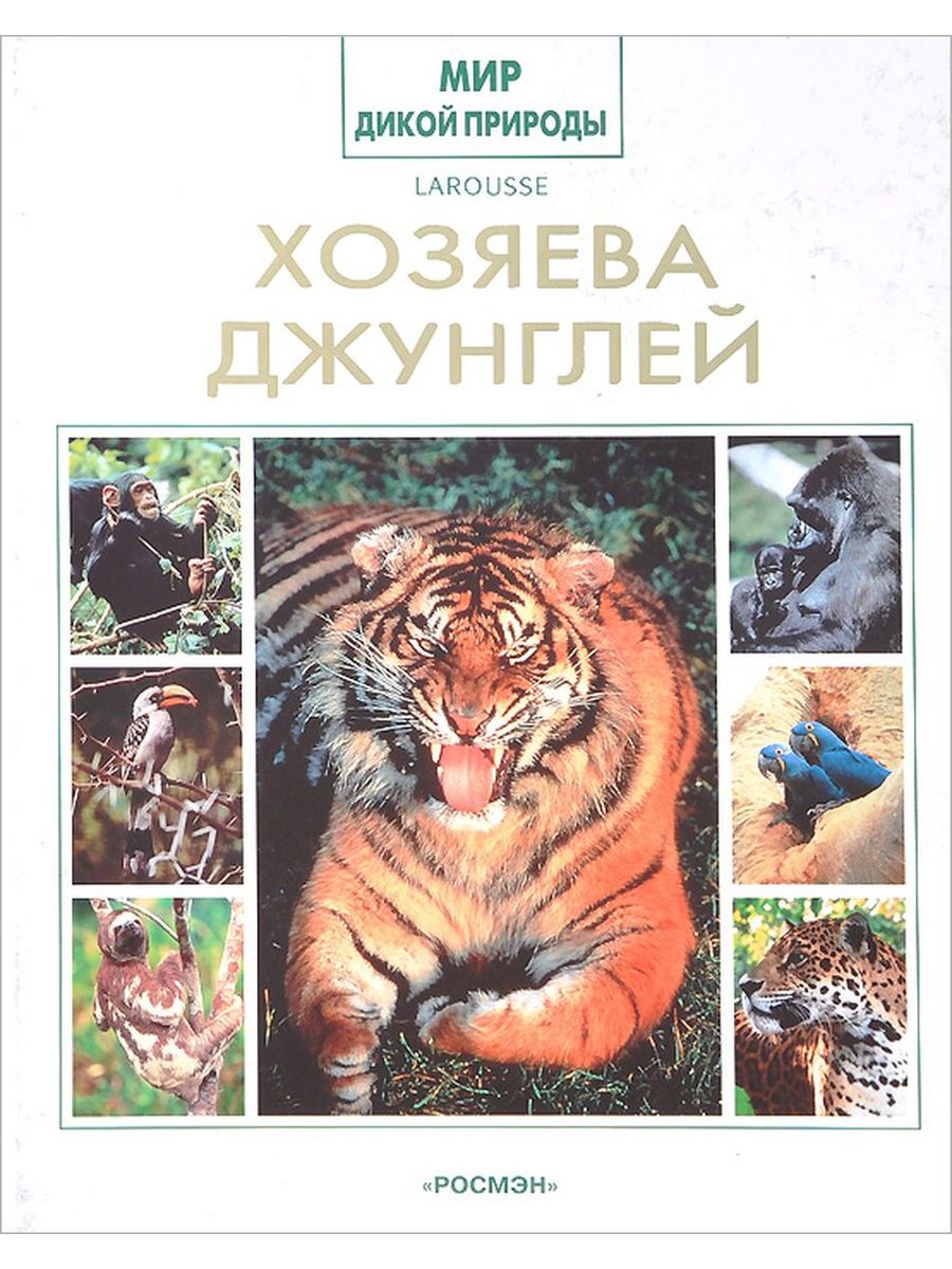 Книги дикий мир. Хозяева джунглей – Москва: Росмэн, 1996. (Мир дикой природы). Хозяева джунглей книга. Мир природы энциклопедия. Мир дикой природы Larousse.