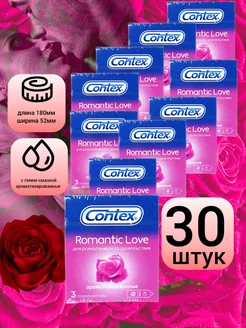 Презервативы Сontex цветные со вкусом клубники 30 шт