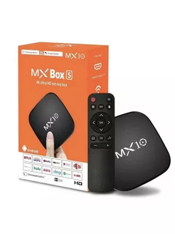 Смарт ТВ приставка MX10 4К ULTRA HD BOX