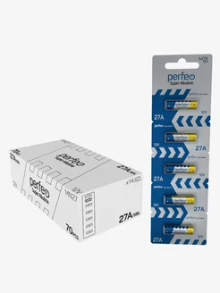 Батарейки 27A Super Alkaline, 70шт(14x5шт), 12V