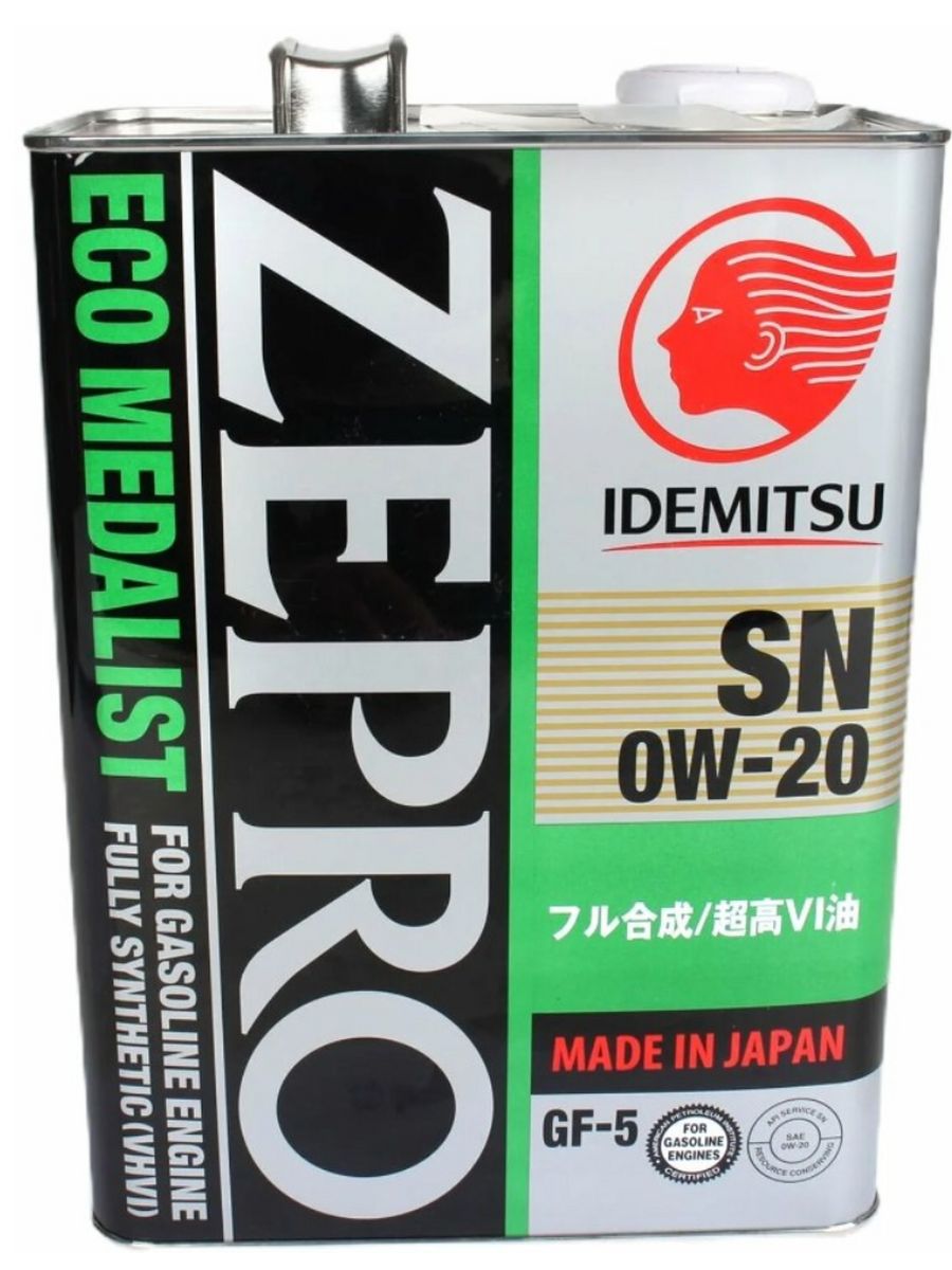 Idemitsu zepro 0w20. Idemitsu Zepro Eco medalist 0w-20. Idemitsu Zepro Eco medalist 0w20 20л. Idemitsu Zepro 0w20 4л.