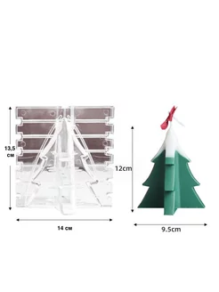 Форма для свечей пластиковая молд Елочка