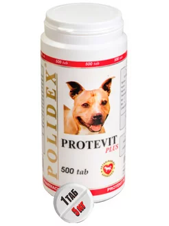 Protevit plus для роста мышечной массы для собак, 500 таб