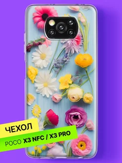 Чехол на X3 NFC, X3 Pro с принтом