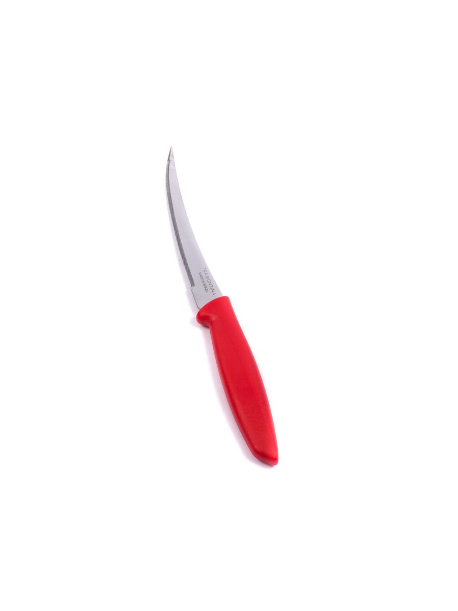 Нож для томатов. Ножи кухонные Tramontina Plenus. Tramontina нож обвалочный Plenus 12,5 см. Нож Трамонтина для томатов. Нож для томатов на деревянной ручке.