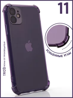 Чехол на iPhone 11 прозрачный противоударный