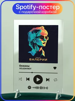 Spotify трек постер 14х20 Xolidayboy Холидэйбой